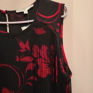 NWT Cleo red and black dress